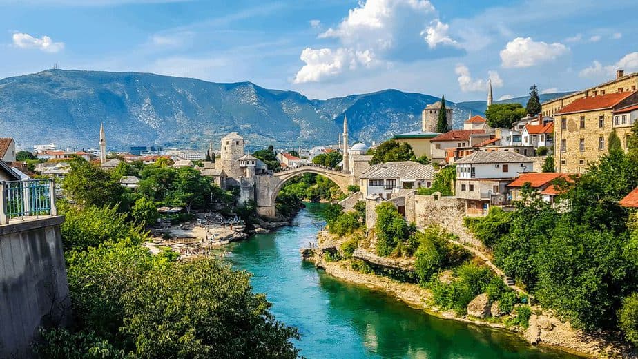 Die alte Brücke in Mostar