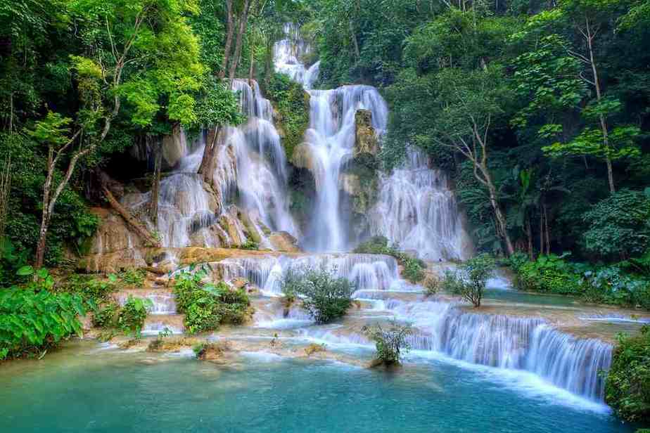 Kuang Si Wasserfälle