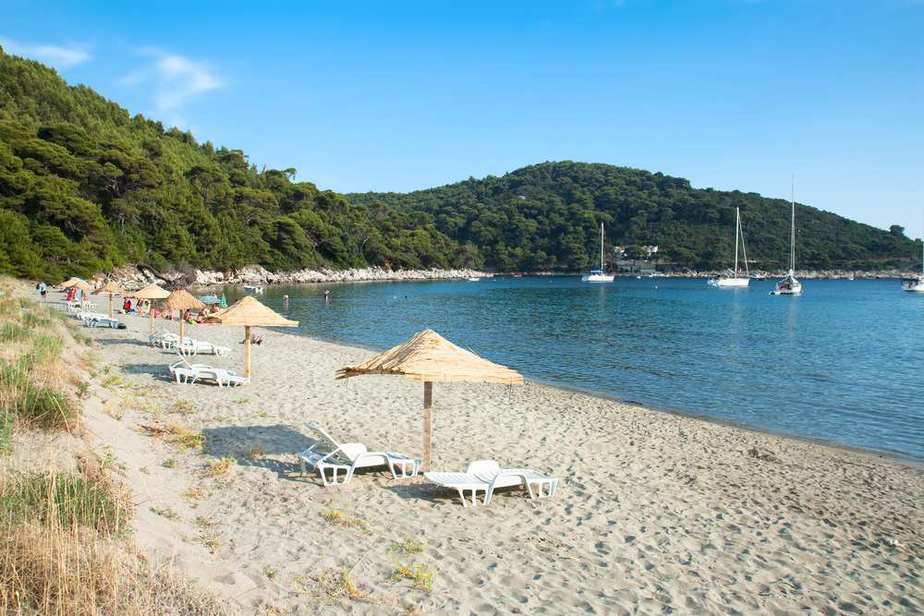 Sandstrände auf der Insel Mljet